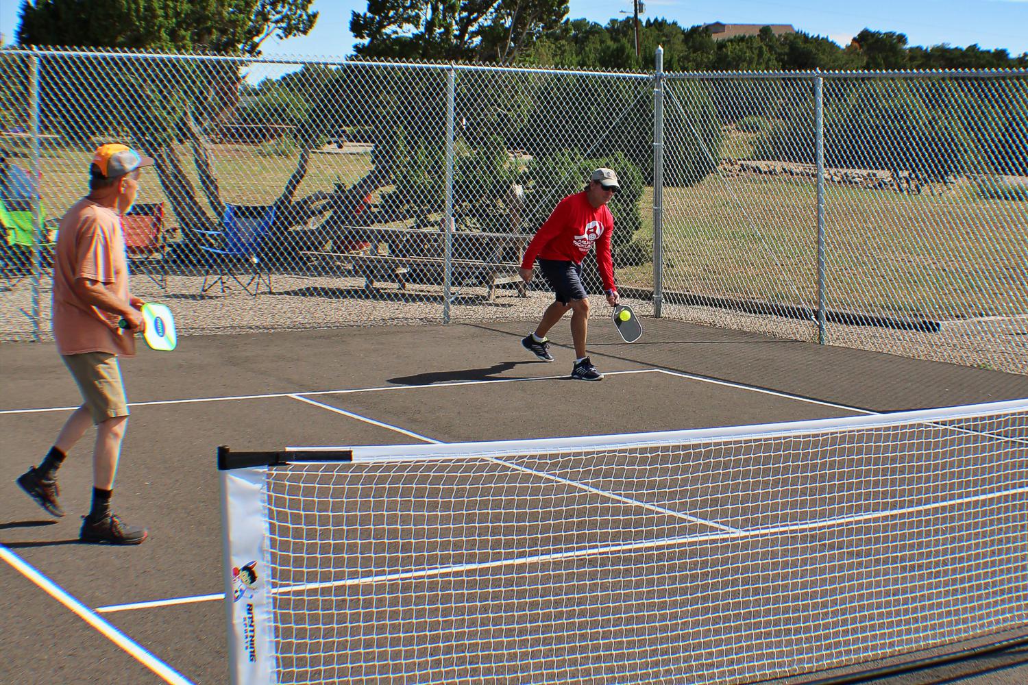 Private Pickleball Court at The Inn at Pennington Place in Walsenburg